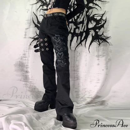 Bandage Low Waist Cargo Pants