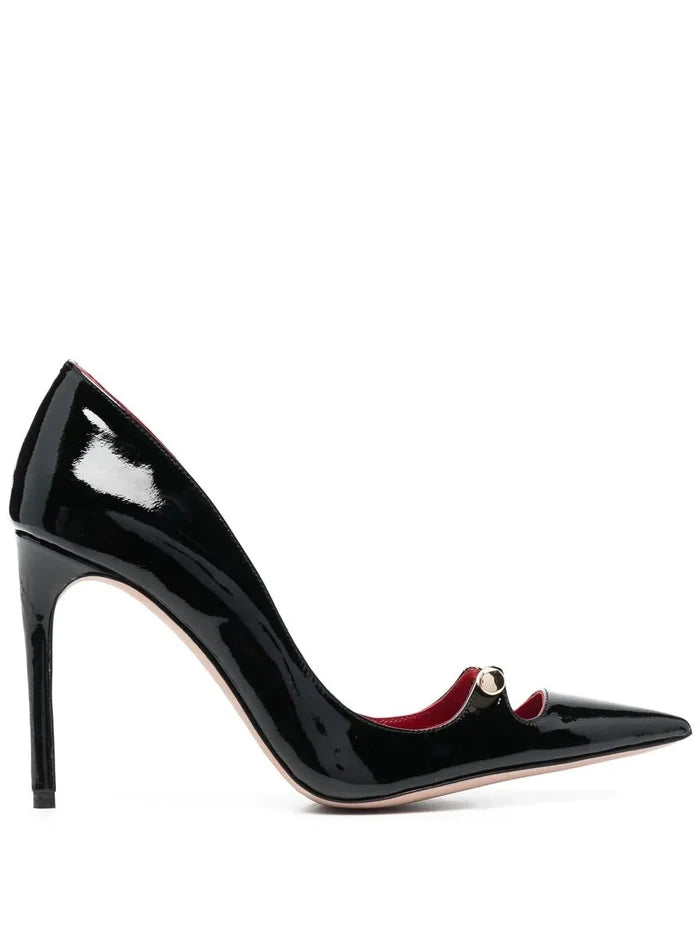 Bar High Heel Stiletto Pumps