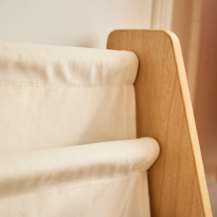 BILLUND - Etagère range-livres pour enfants en bois et tissu