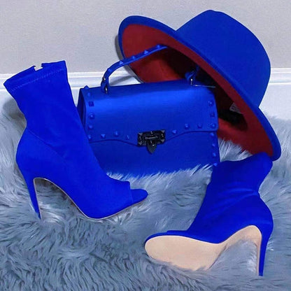 Gladiator Heels Boots-Sansa Costa