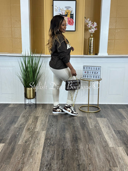 Butter Soft Microfiber Leggings (Beige)