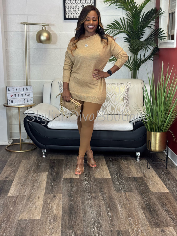Butter Soft Microfiber Leggings up to 3XL (Deep Camel)
