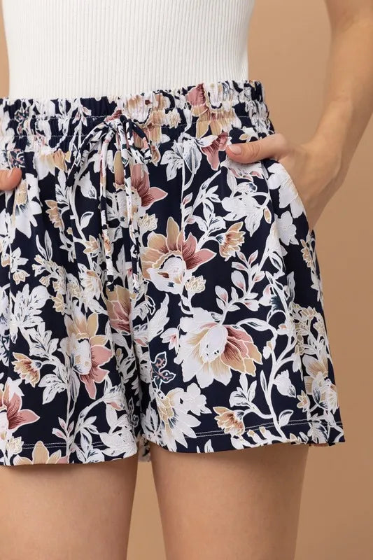 Hazel Blues® |  And The Why Wrinkle-free Stretchy Cooling Fabric Shorts