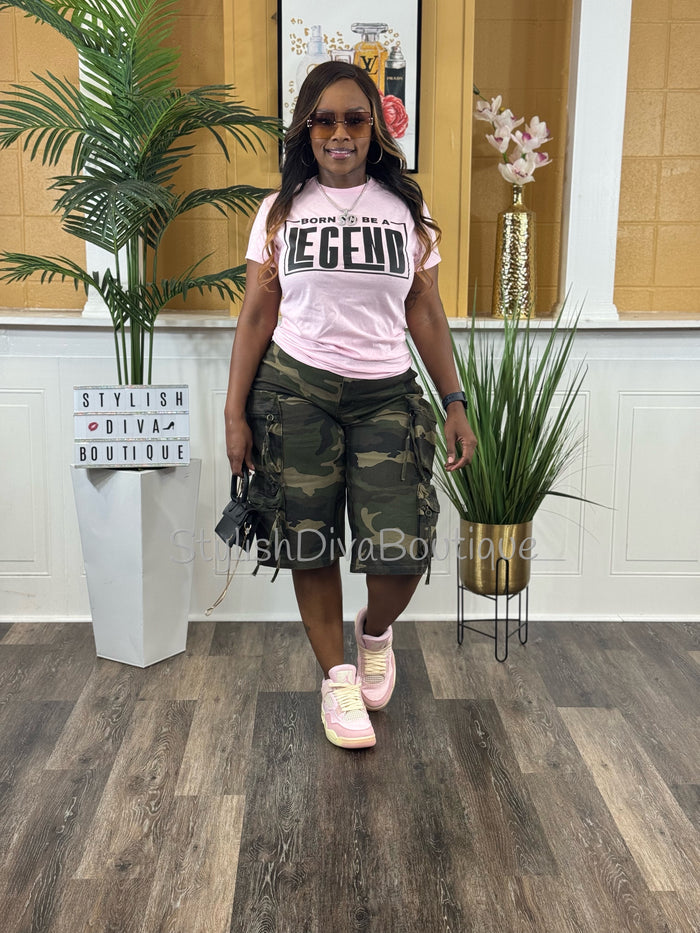 Casual Flex Camo Jorts up to 3XL