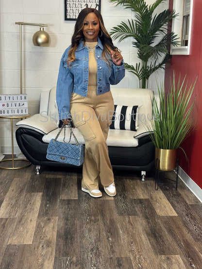 Casual Flex Denim Jacket