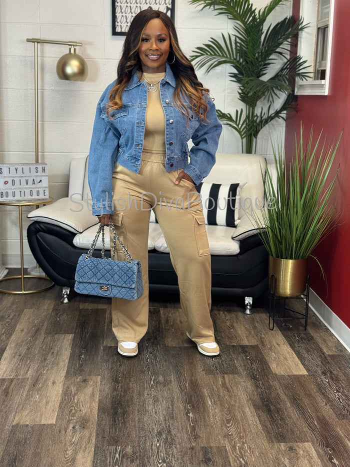 Casual Flex Denim Jacket