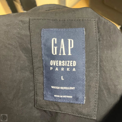 Coat Parka By Gap In Black, Size: L