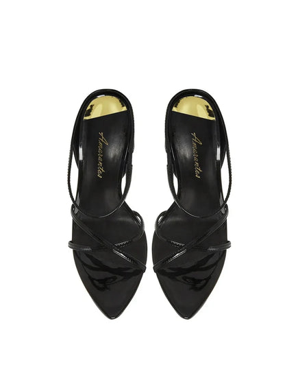 Crisscross High Heel Sandals Inspired By Saint Laurent