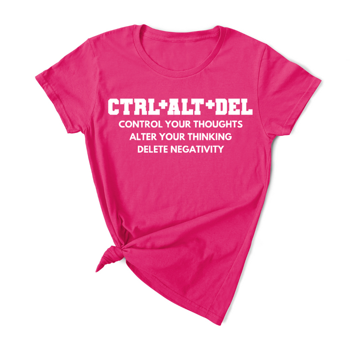 CTRL+ALT+DEL T-Shirt (White Print)