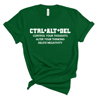 CTRL+ALT+DEL T-Shirt (White Print)