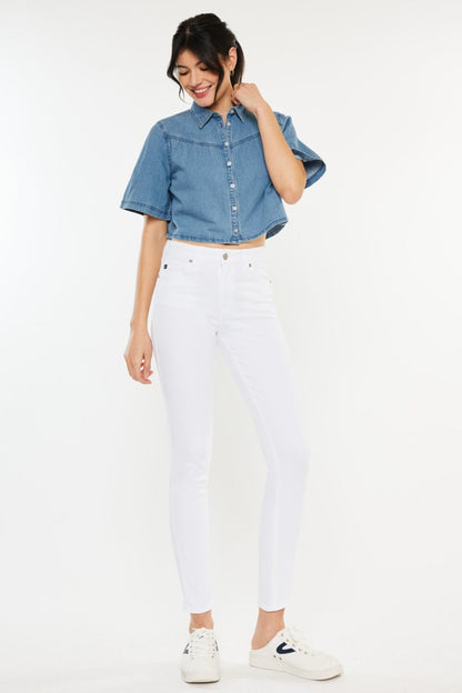 Hazel Blues® |  Kancan High Rise Ankle Skinny Jeans