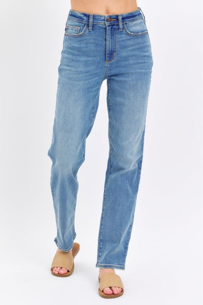 Hazel Blues® |  Judy Blue High Waist Straight Jeans