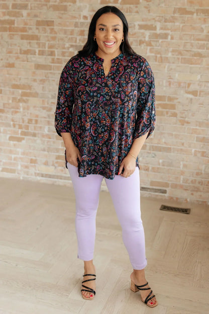 Hazel Blues® |  Magic Ankle Crop Skinny 26" Pants in Twelve Colors