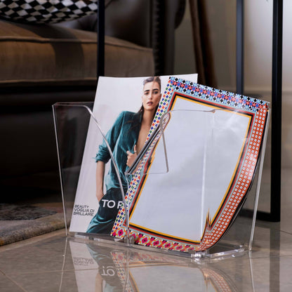 Eco magazine rack