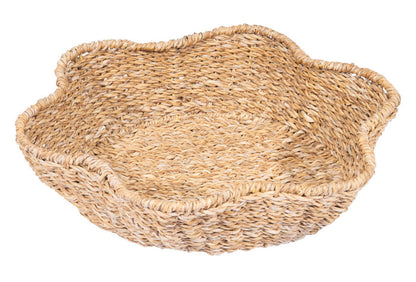ELSA - Corbeille en fibres naturelles marron