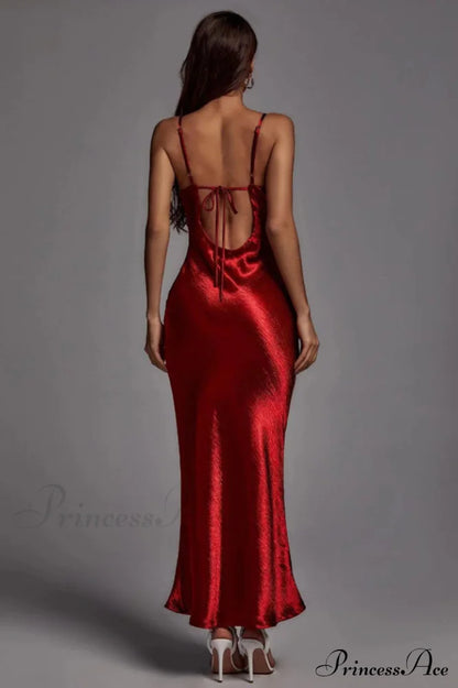 Emily Metallic Gold Maxi Dress
