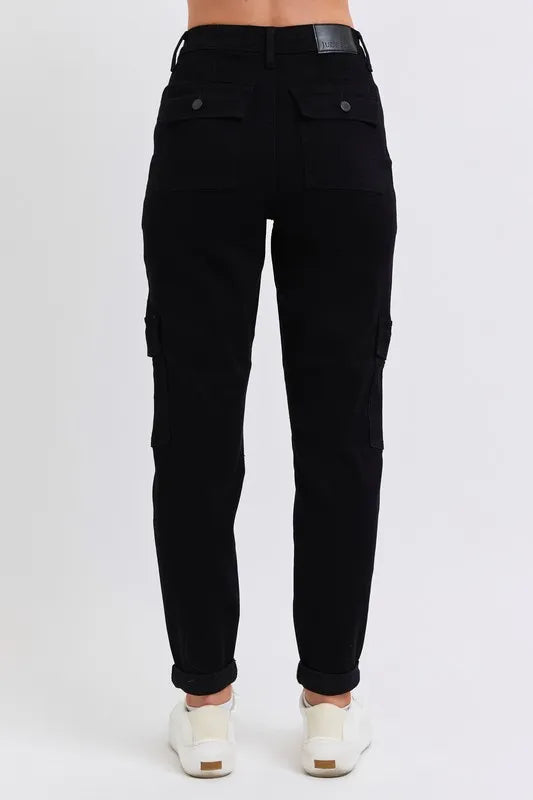 Hazel Blues® | Judy Blue High Waist Cargo Cuffed Jogger
