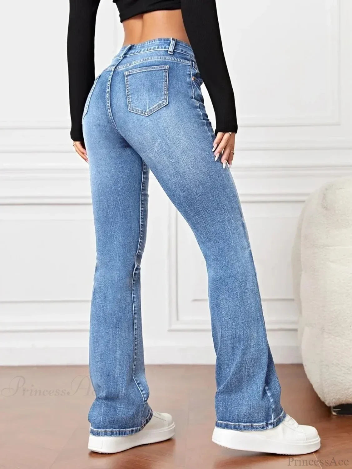 Fall Fashion Stretch Denim High Waist Casual For Women Female Clothing S-2XL Drop Shipping Jean