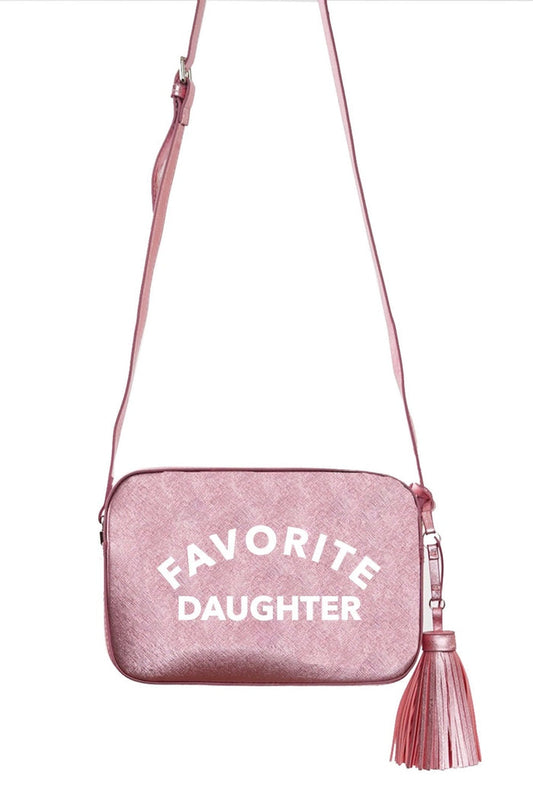 Favorite Daughter Boxy Bag (Metallic Pink)