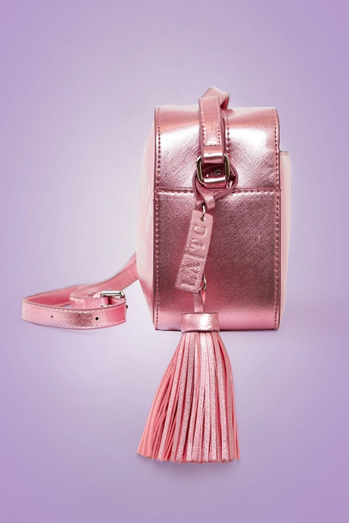 Favorite Daughter Boxy Bag (Metallic Pink)