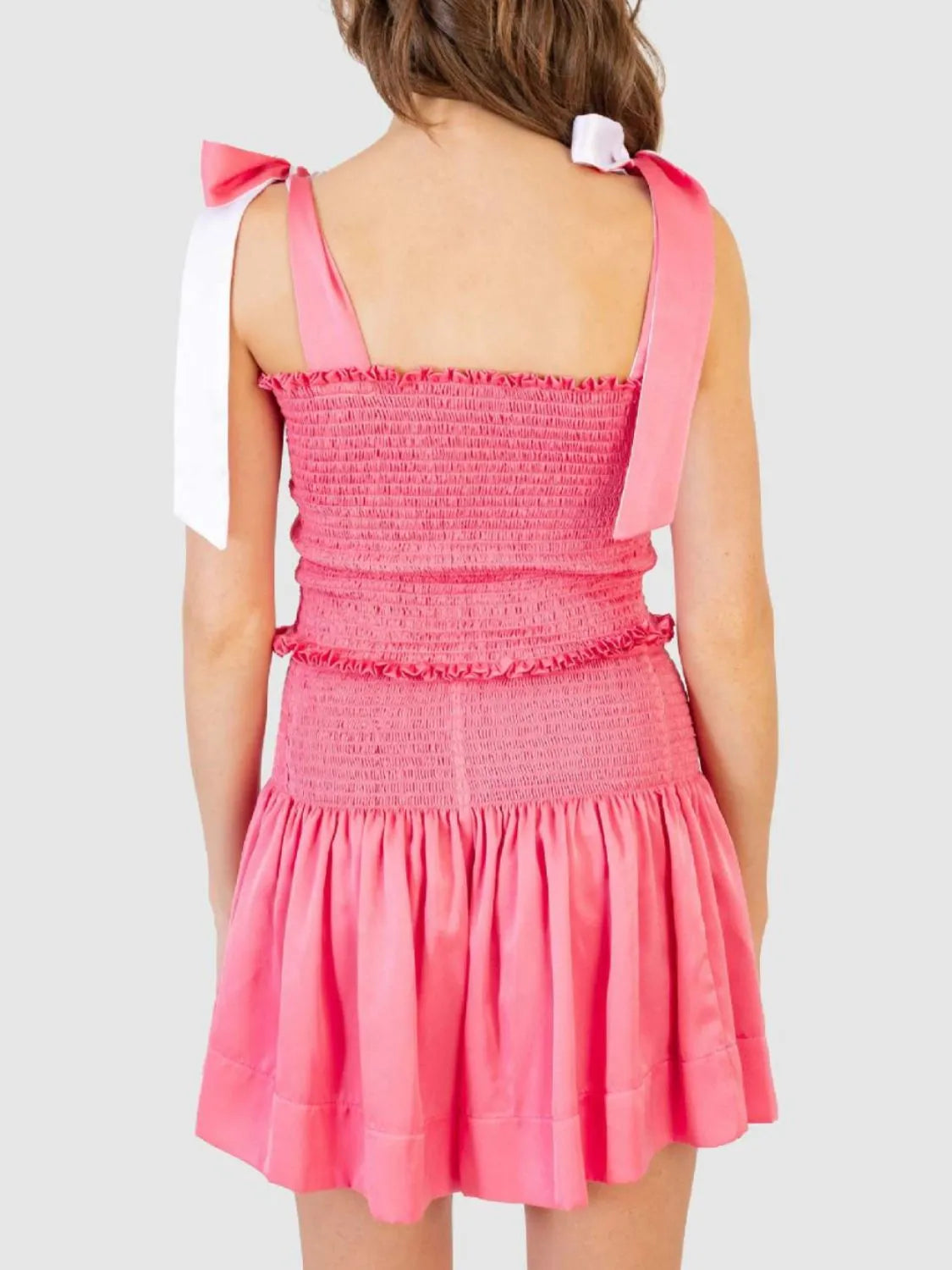 Hazel Blues® |  Smocked Tie Shoulder Cami and Shorts Set