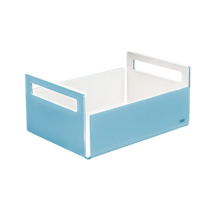 Satin Light Blue/White