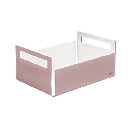 Satin Powder Pink/White