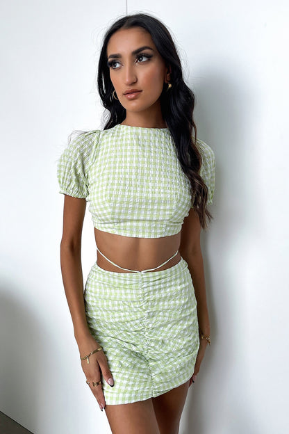 Gabby Crop - Green
