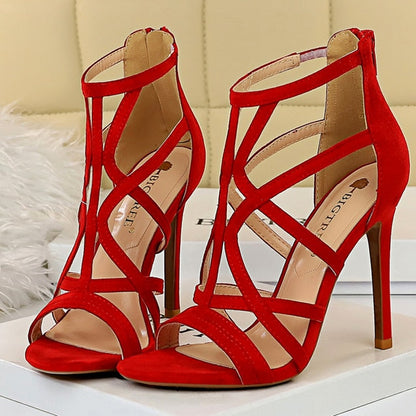 Fetish High Heels Roman Sandals- Sansa Costa