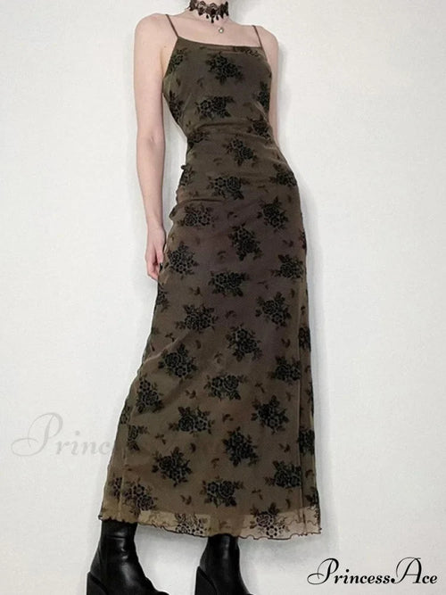 Half Zip Graceful Neck Maxi Dress