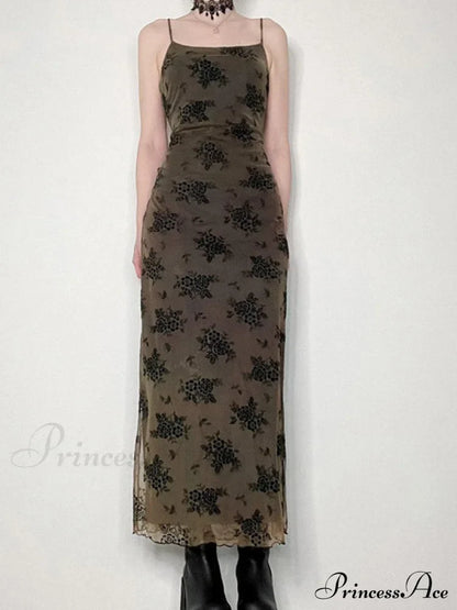 Half Zip Graceful Neck Maxi Dress