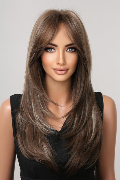 Hazel Blues® | 13*1" Full-Machine Wigs Synthetic Long Straight 22"
