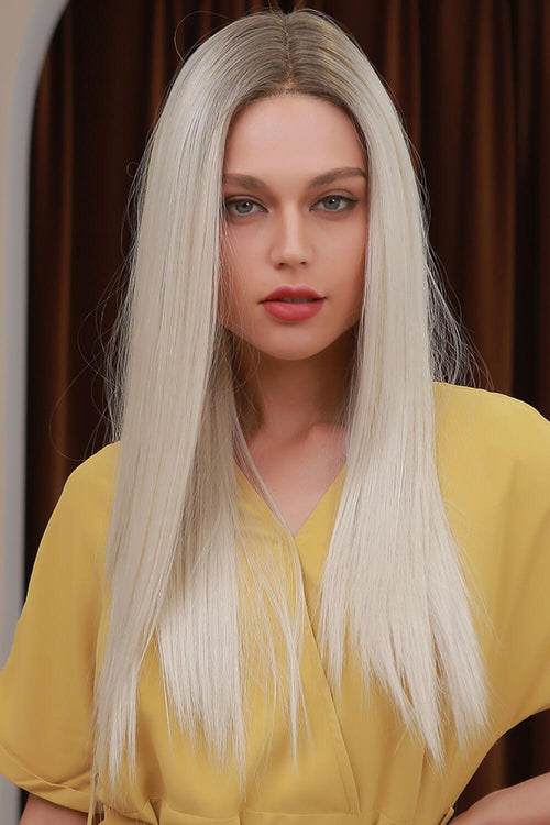 Hazel Blues® | 13*2" Lace Front Wigs Synthetic Long Straight 26" Heat Safe 150% Density