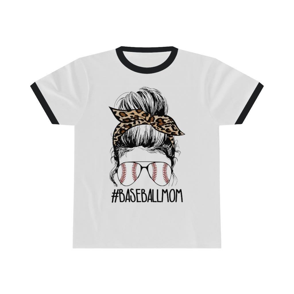 Hazel Blues® | Baseball Mom Leopard Ringer Tee