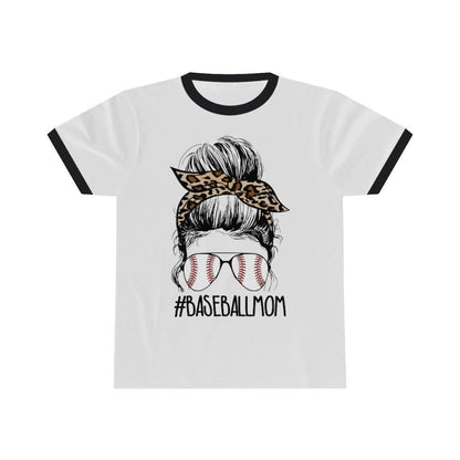 Hazel Blues® | Baseball Mom Leopard Ringer Tee