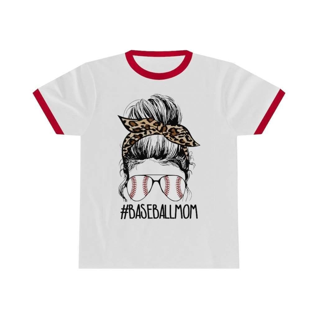 Hazel Blues® | Baseball Mom Leopard Ringer Tee