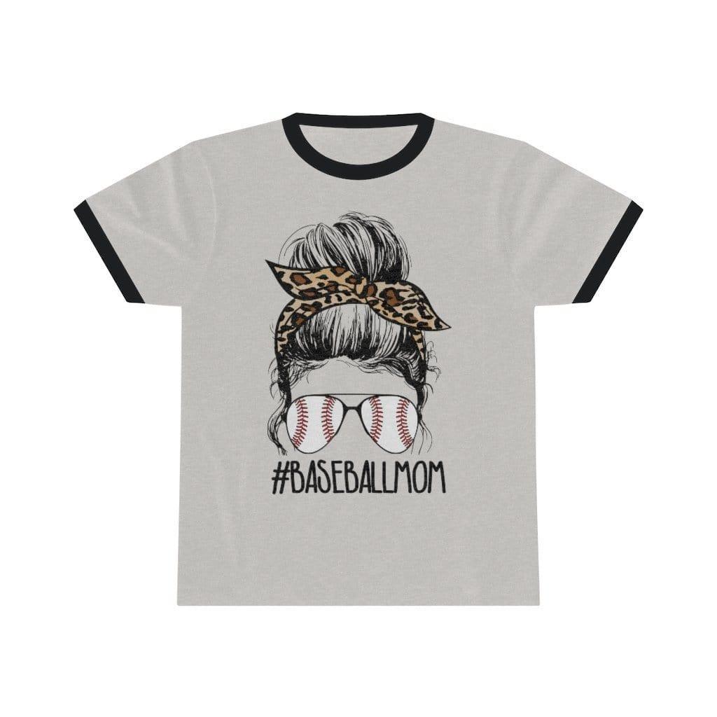 Hazel Blues® | Baseball Mom Leopard Ringer Tee