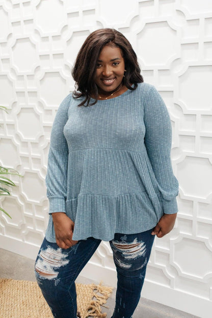 Hazel Blues® | Blue Pathways Top