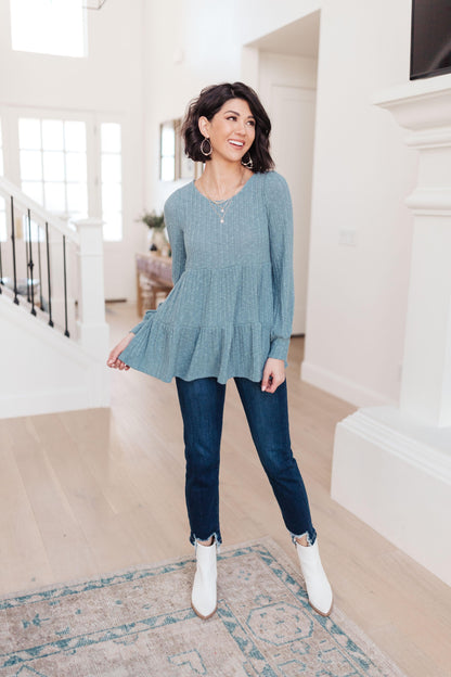Hazel Blues® | Blue Pathways Top