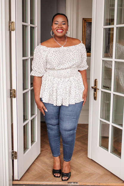 Hazel Blues® | Chose Me Dotted Top