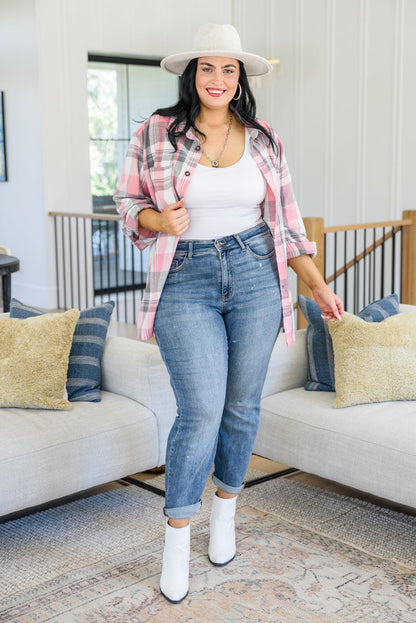 Hazel Blues® | Corey Hi Rise Bleach Splash Boyfriend Jeans