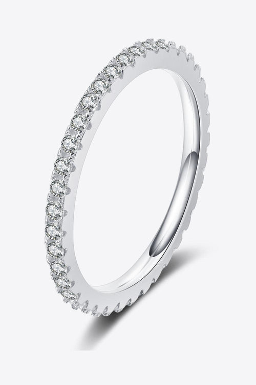 Hazel Blues® | Curious Time 925 Sterling Silver Moissanite Ring