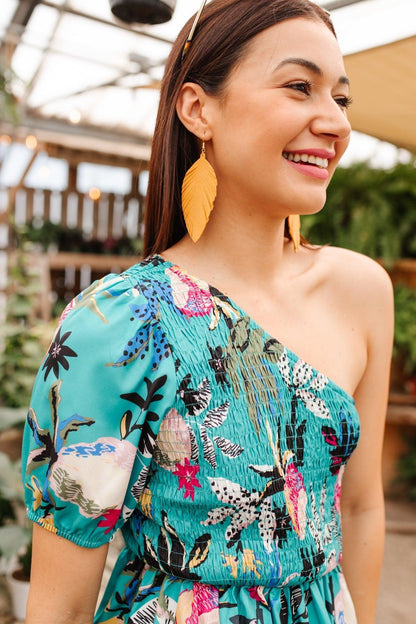 Hazel Blues® | Day Trip Blouse in Emerald