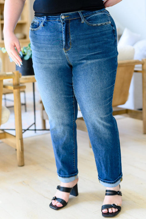 Hazel Blues® |  Downtown High Rise Boyfriend Jeans