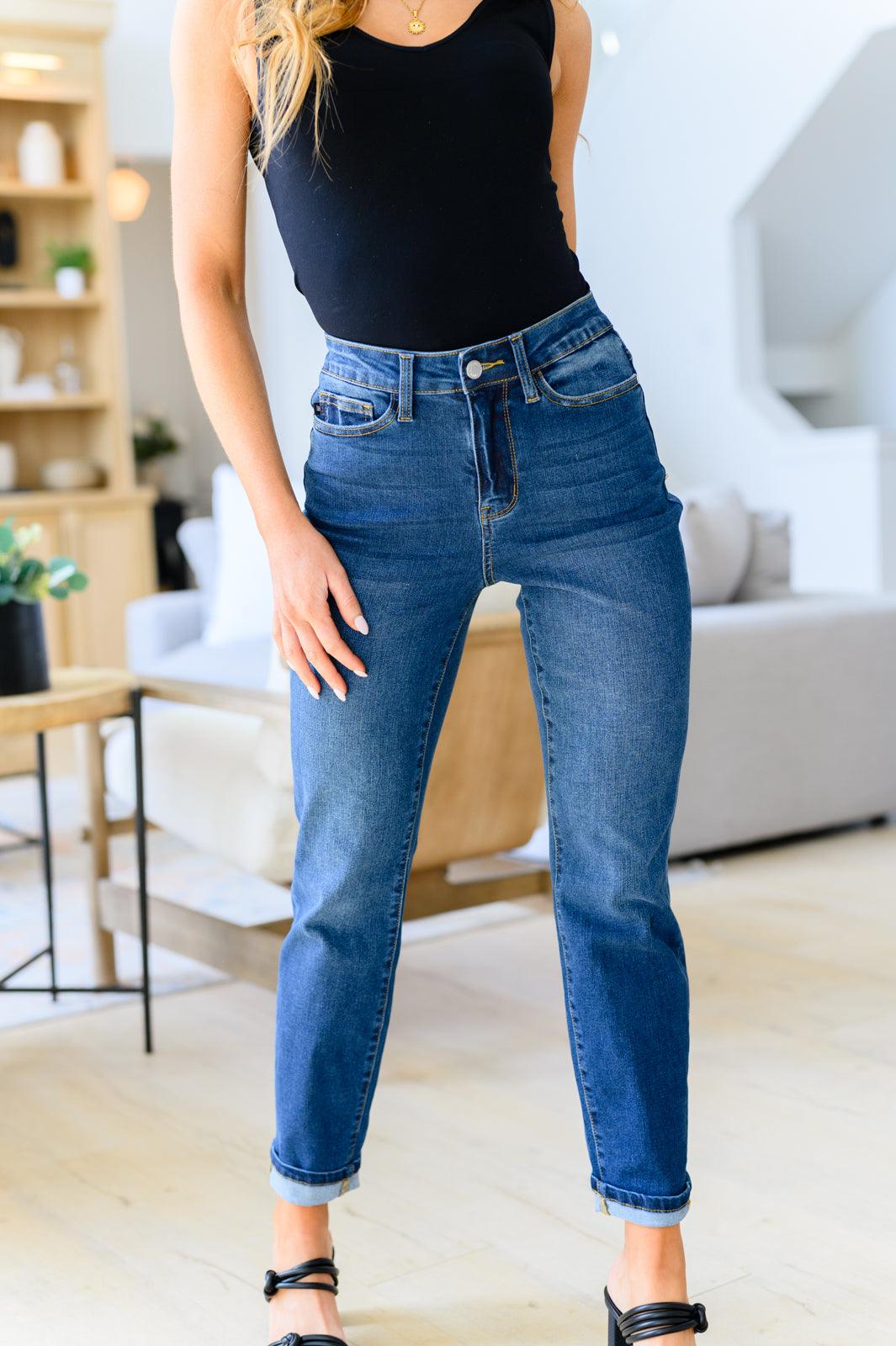 Hazel Blues® |  Downtown High Rise Boyfriend Jeans