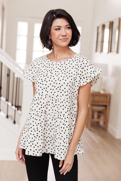 Hazel Blues® | Dreamy Look Top In White