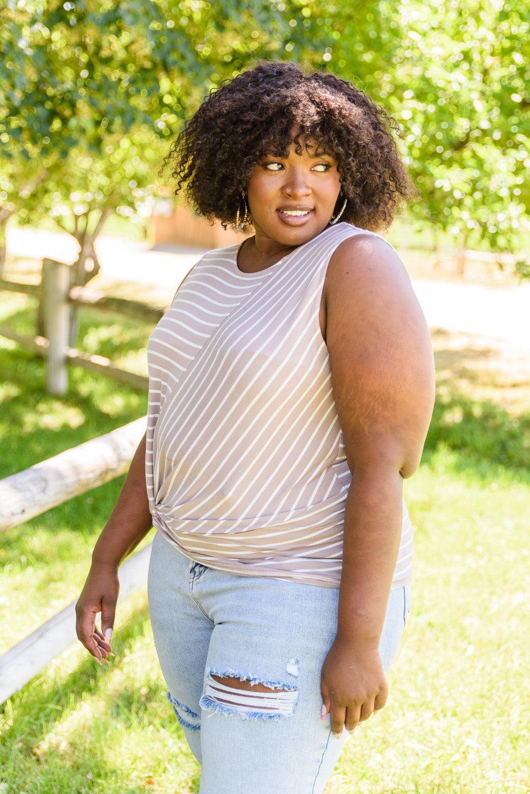 Hazel Blues® | Ella Striped Tank