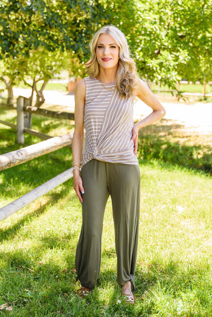 Hazel Blues® | Ella Striped Tank
