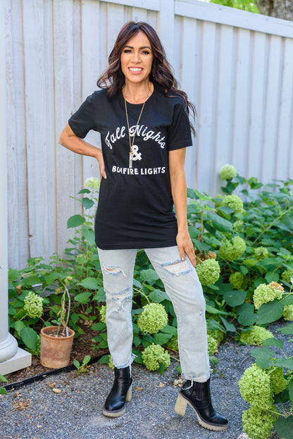 Hazel Blues® | Fall Nights Graphic T-Shirt