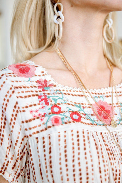 Hazel Blues® | Floral Goals Blouse